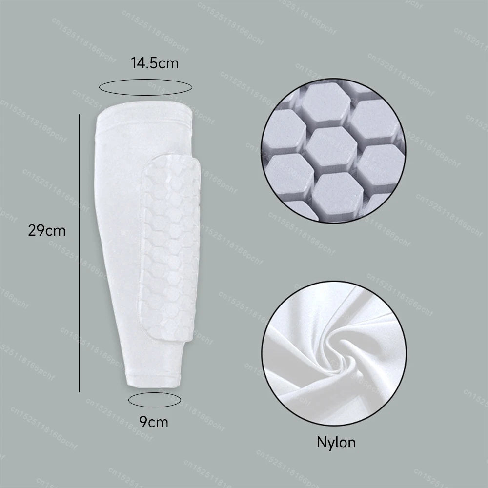 Thickened Soccer Shin Guards with Honeycomb Pads