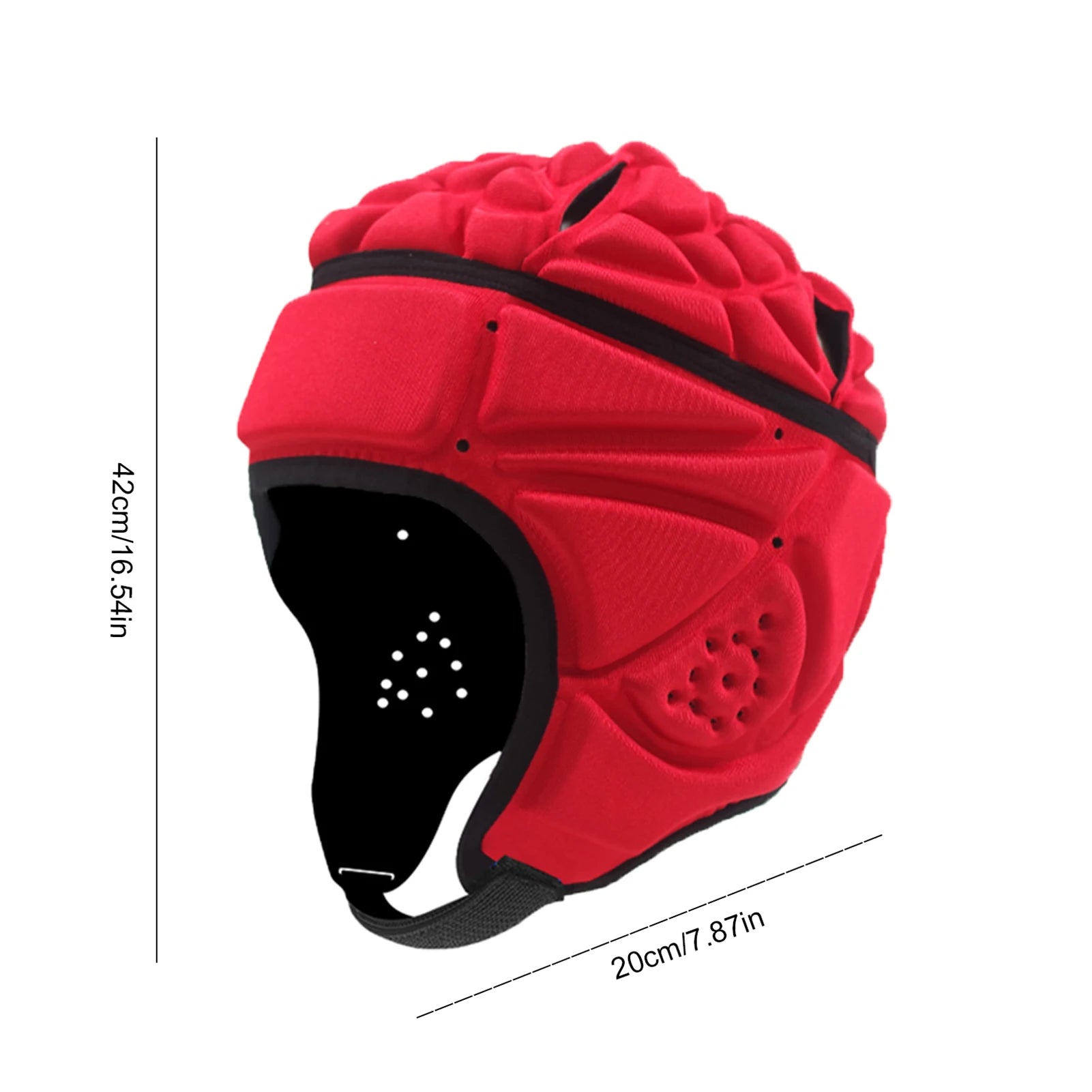 Rugby Helmet Breathable Lycra Protective Headgear