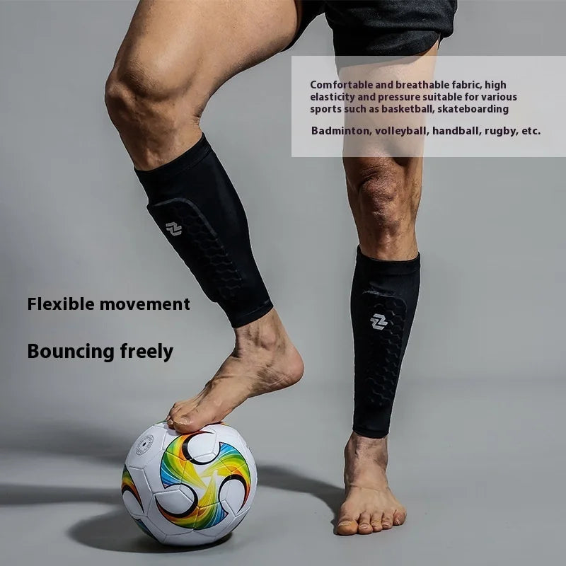 Thickened Soccer Shin Guards with Honeycomb Pads